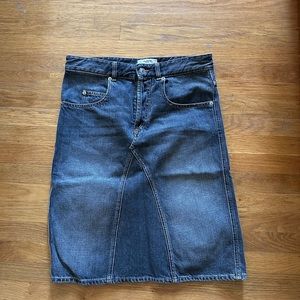 Isabel Marant denim midi skirt